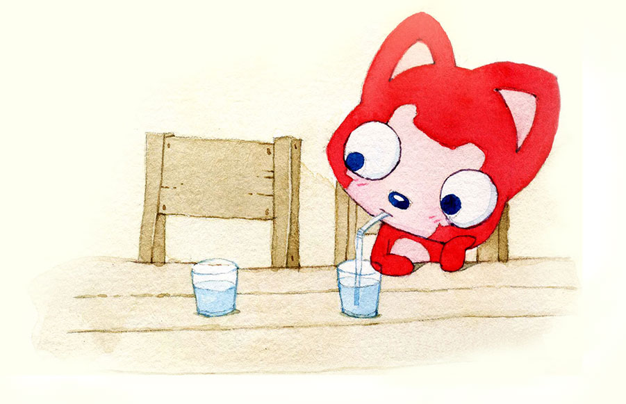 过去的晚星一直是一个人生活，享受着孤独，也憧憬着爱情。